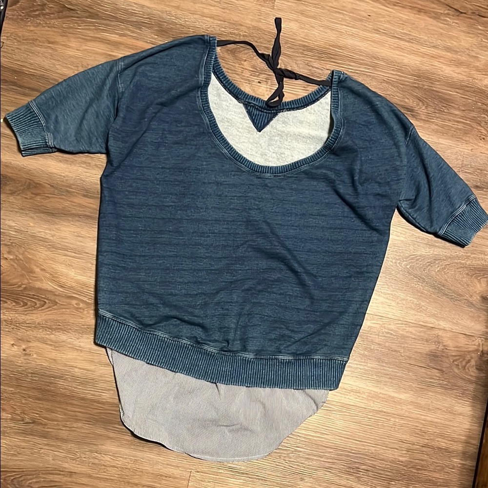 Zara W&B Collection Layered Top - Picture 2 of 4